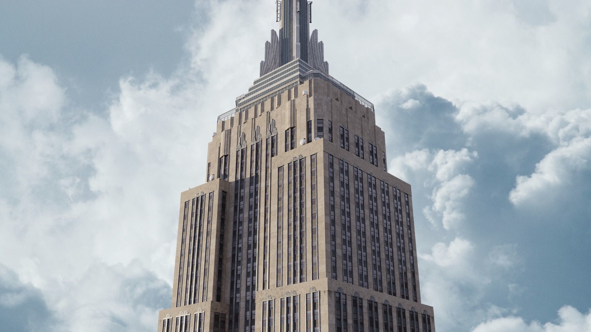 Empire State Building 3D model_1