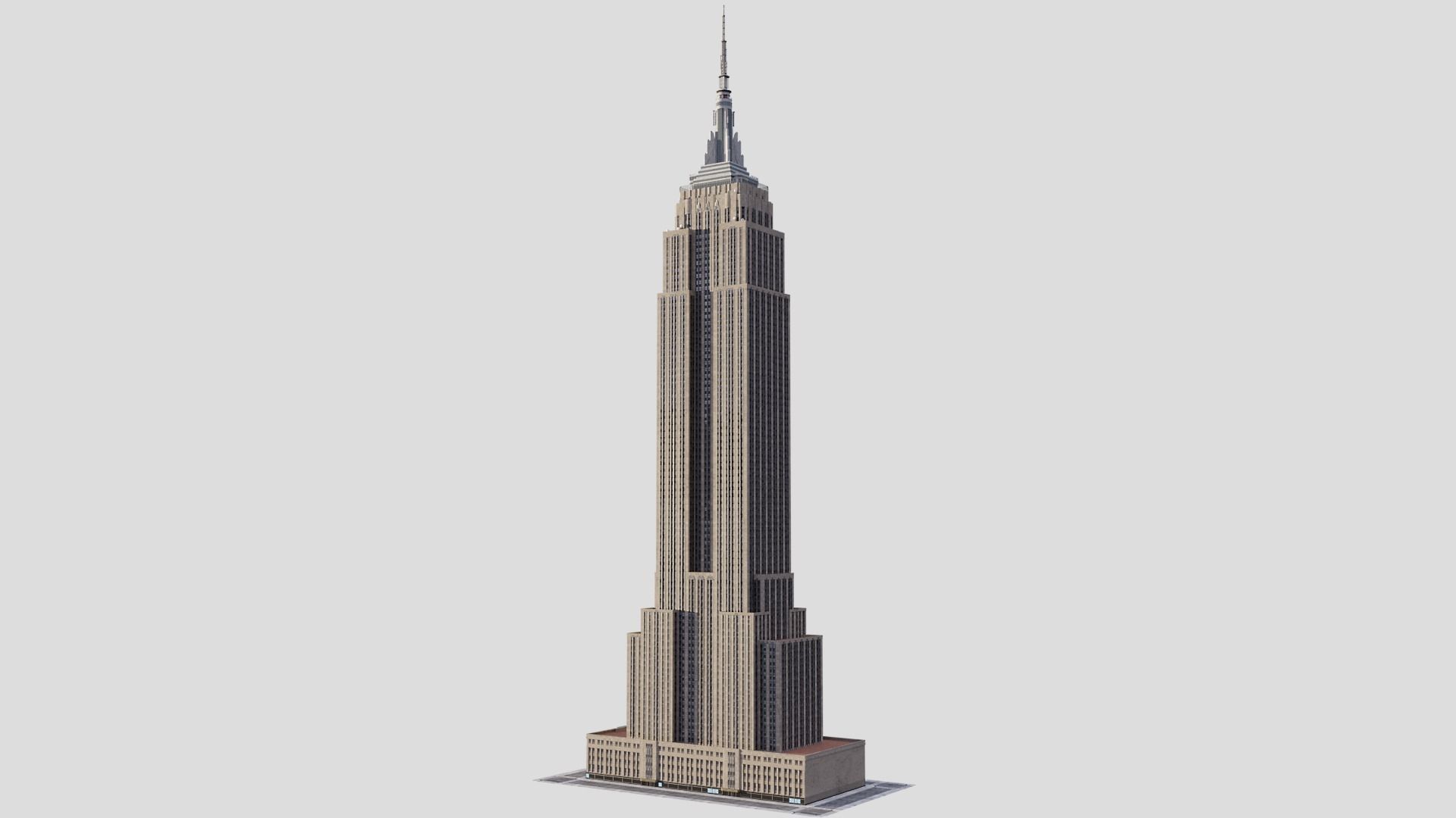 Empire State Building 3D model_2