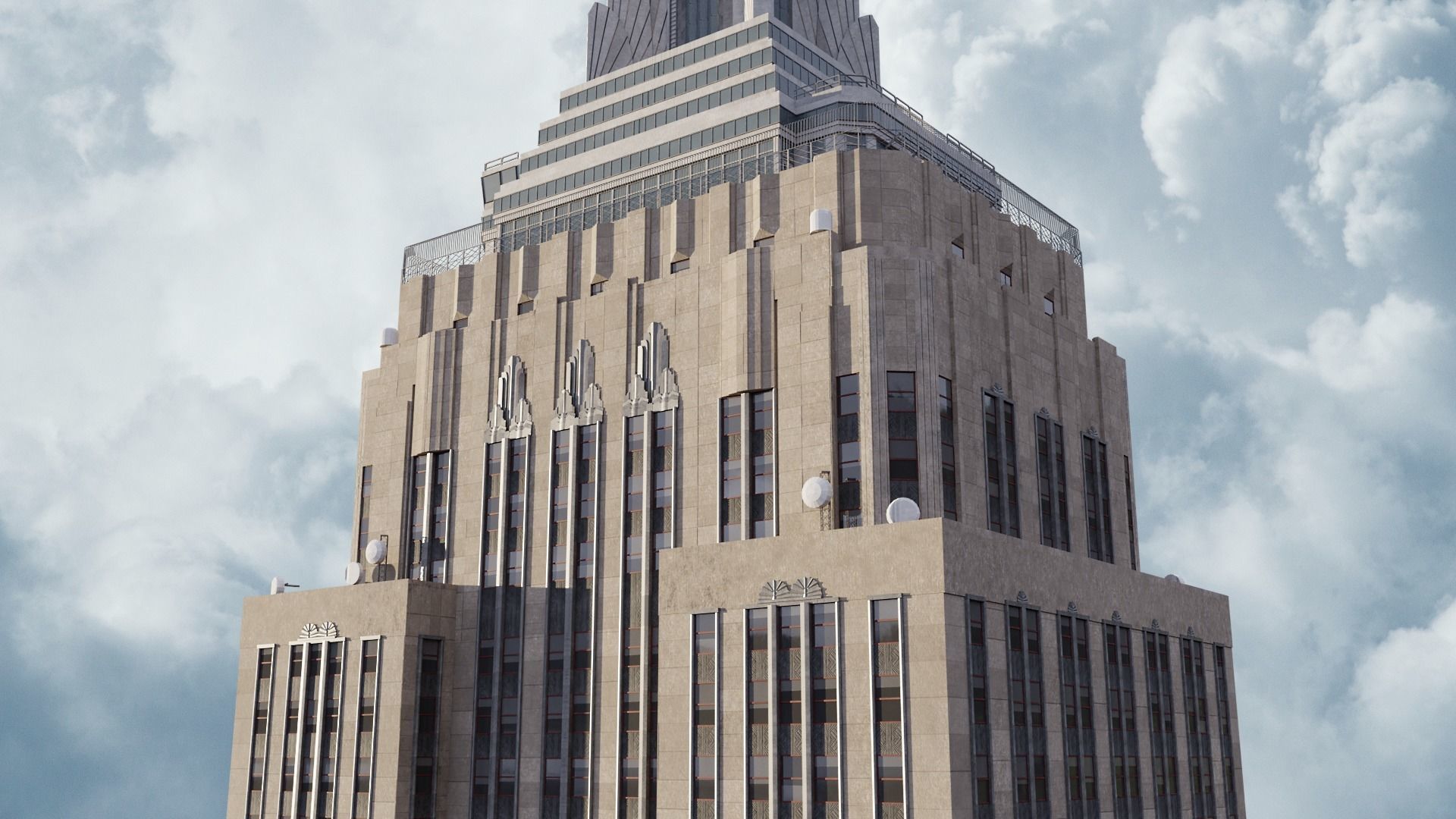 Empire State Building 3D model_3
