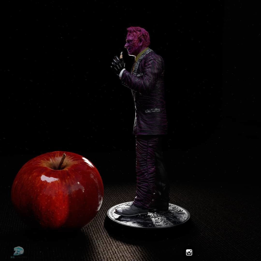 Two Face Batman forever 3D print model_3