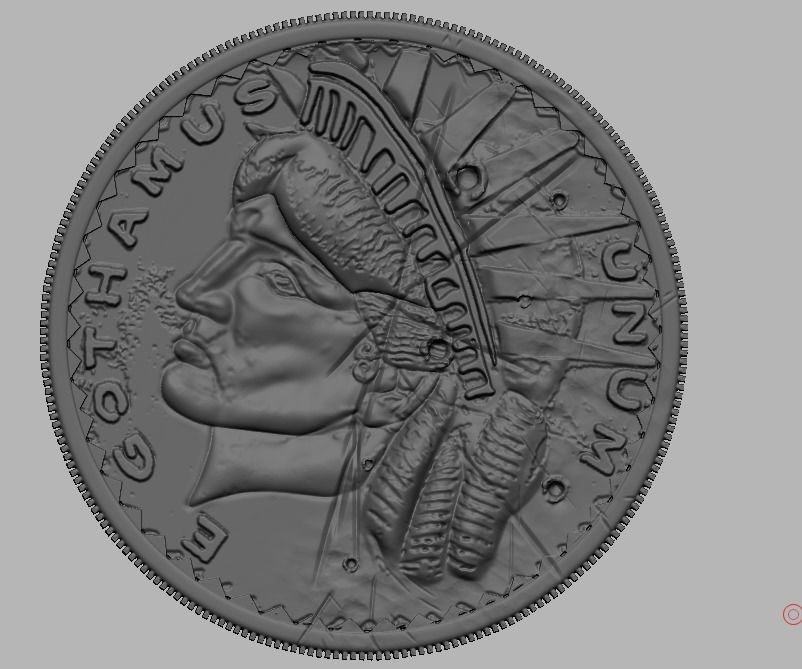 Two Face Batman forever 3D print model_13