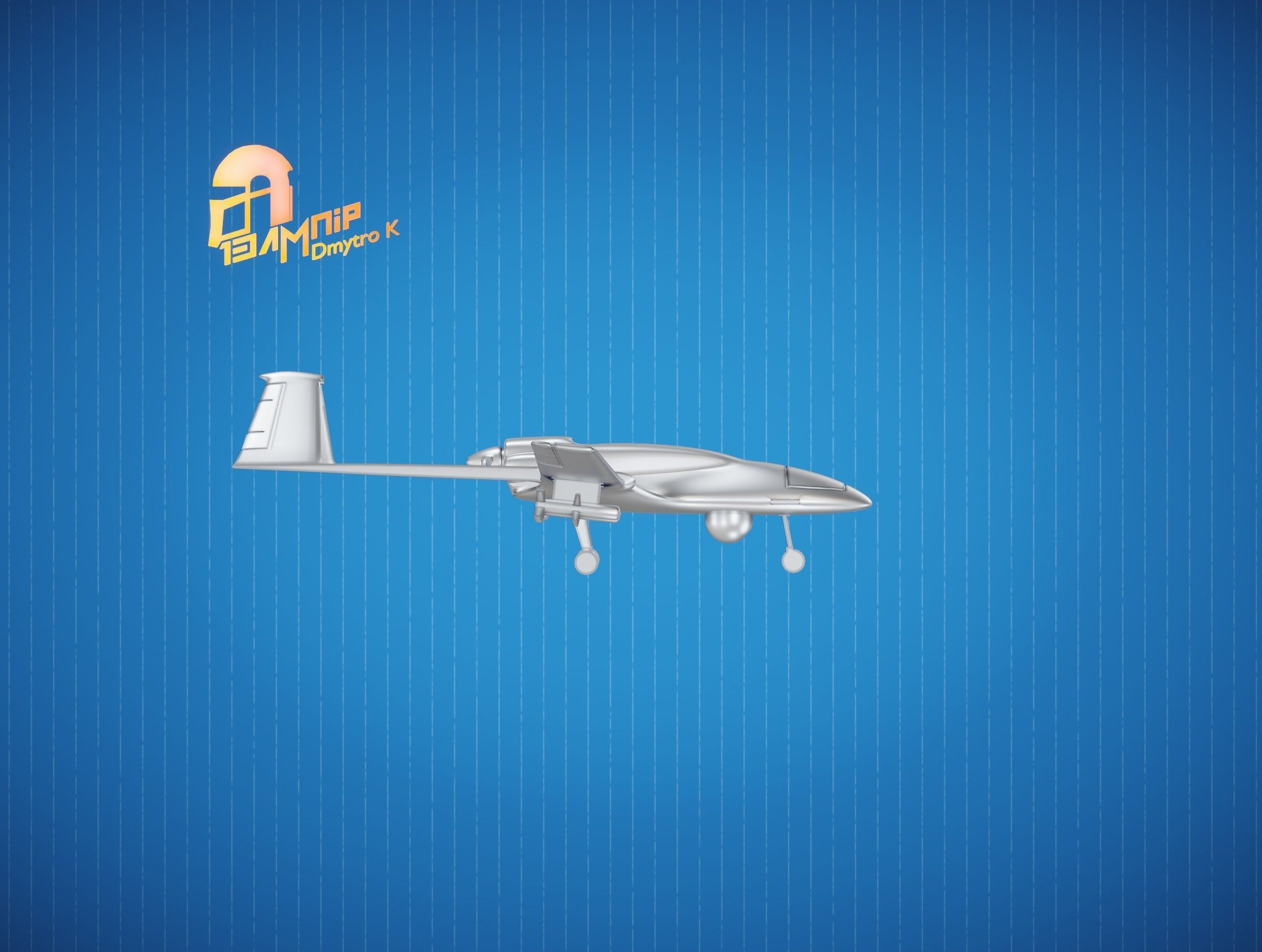 Bayraktar TB2 UAV 3D print model_7