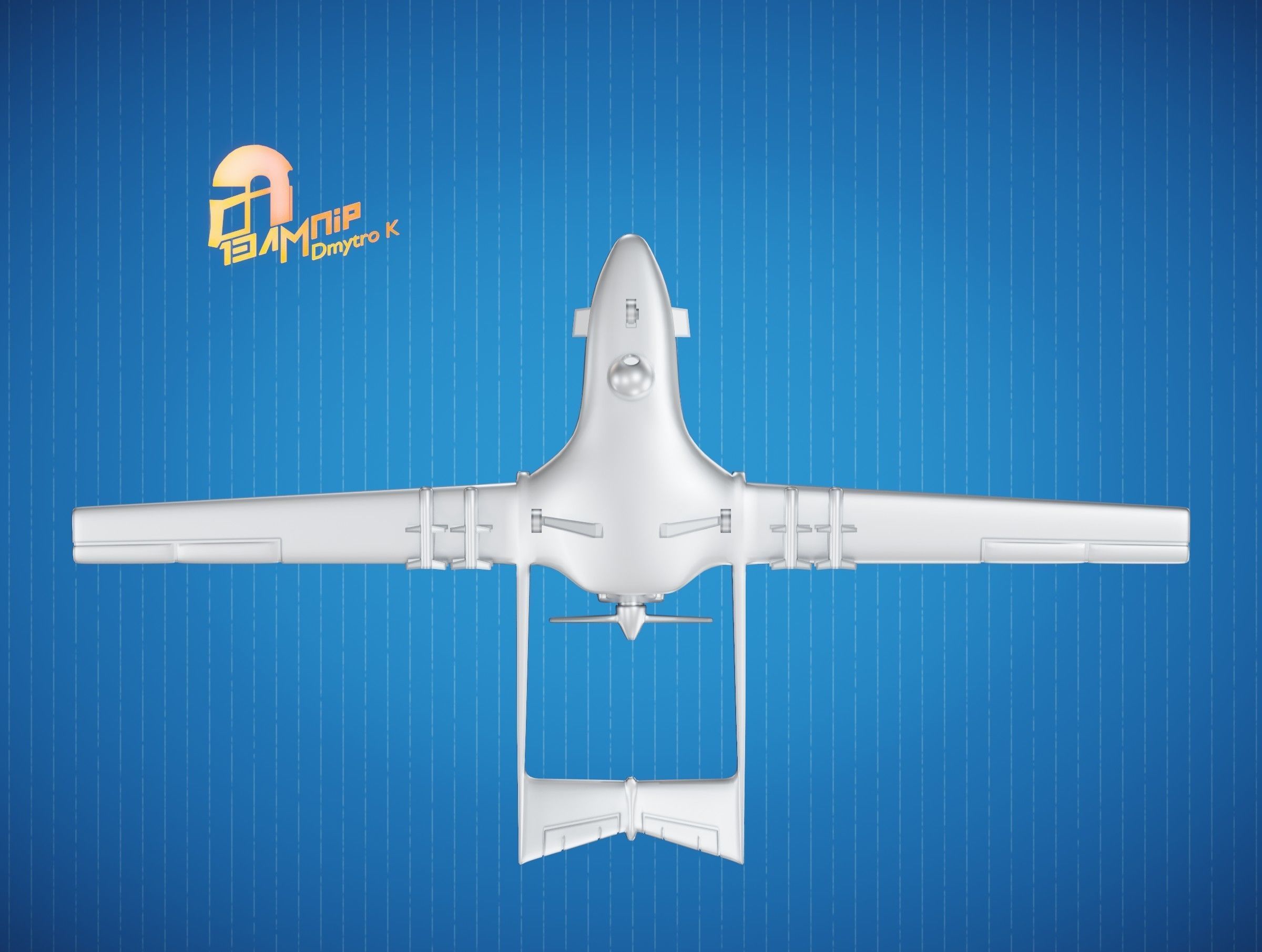 Bayraktar TB2 UAV 3D print model_14