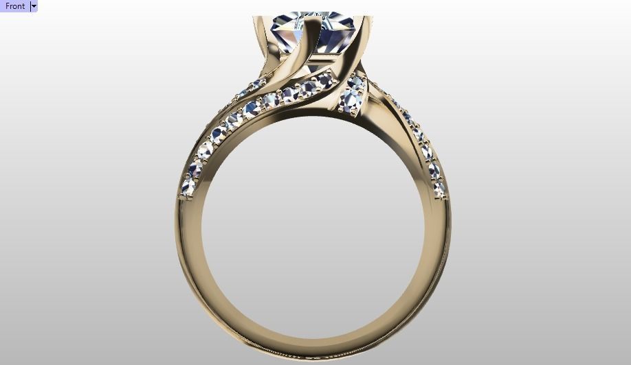 solitaire ring  Free 3D print model_15