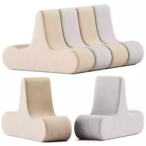 Welle 2 Lounge by Verpan 