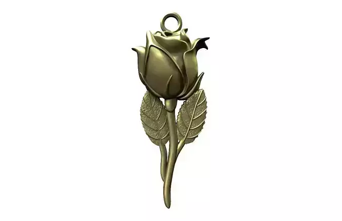 Rose pendant 