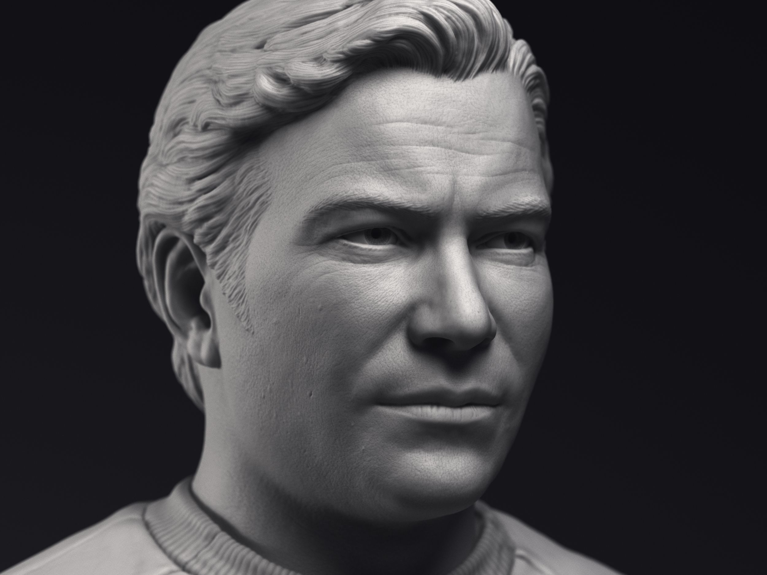Kirk and Spock  3d printable bust collection _7