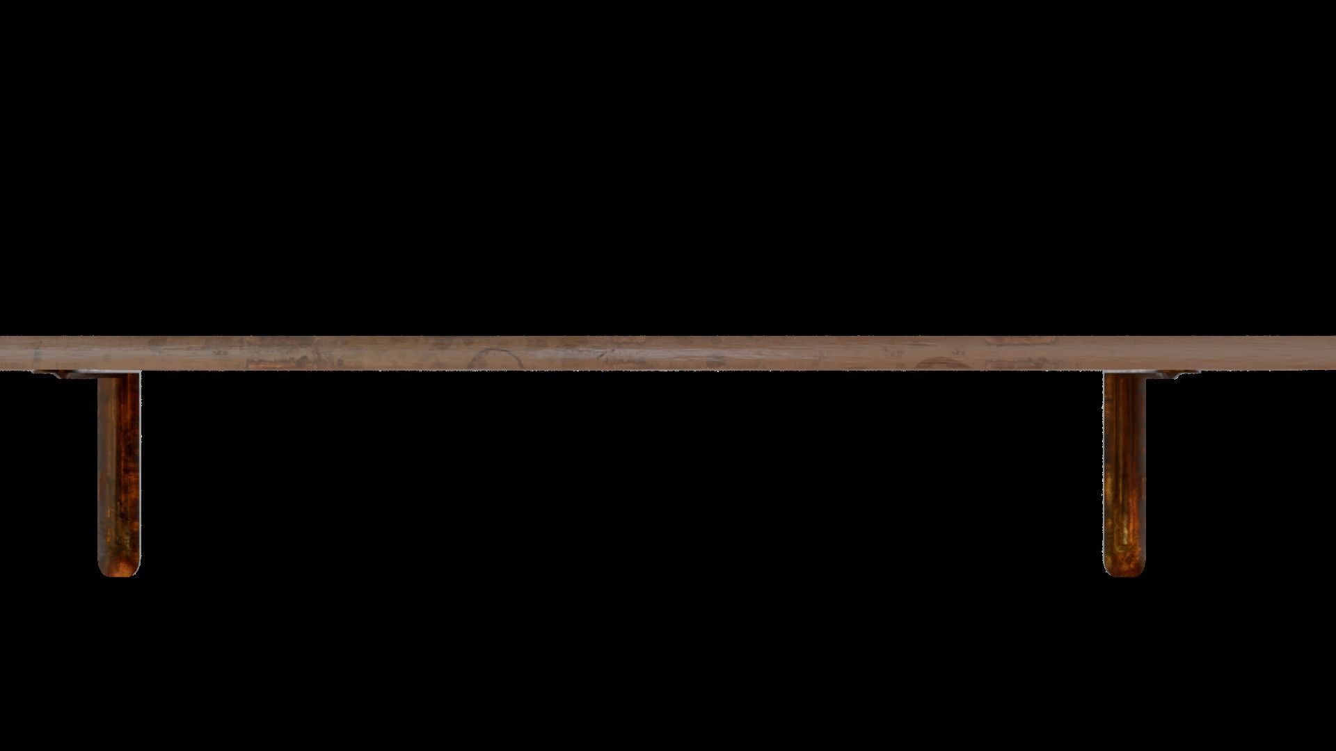 Old Shelf 2 - game ready Low-poly 3D model_7