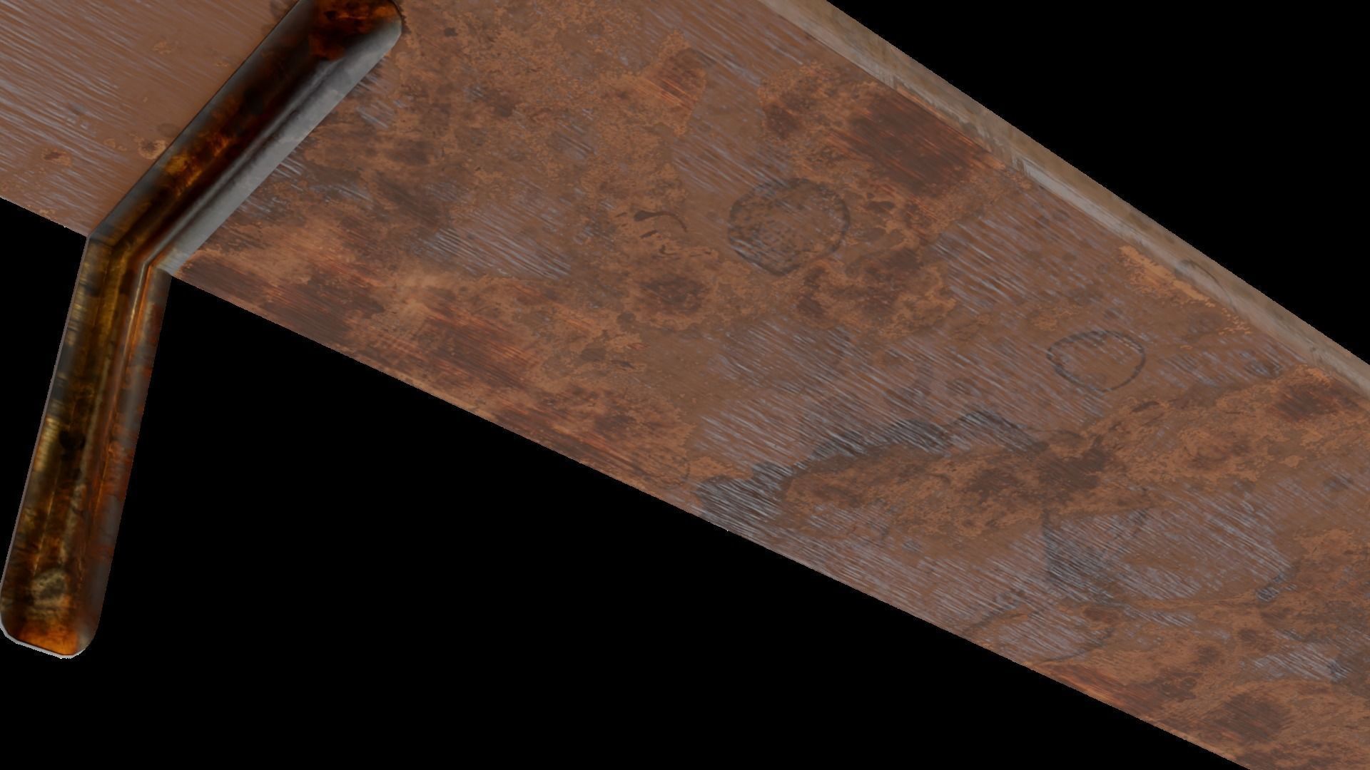 Old Shelf 2 - game ready Low-poly 3D model_15