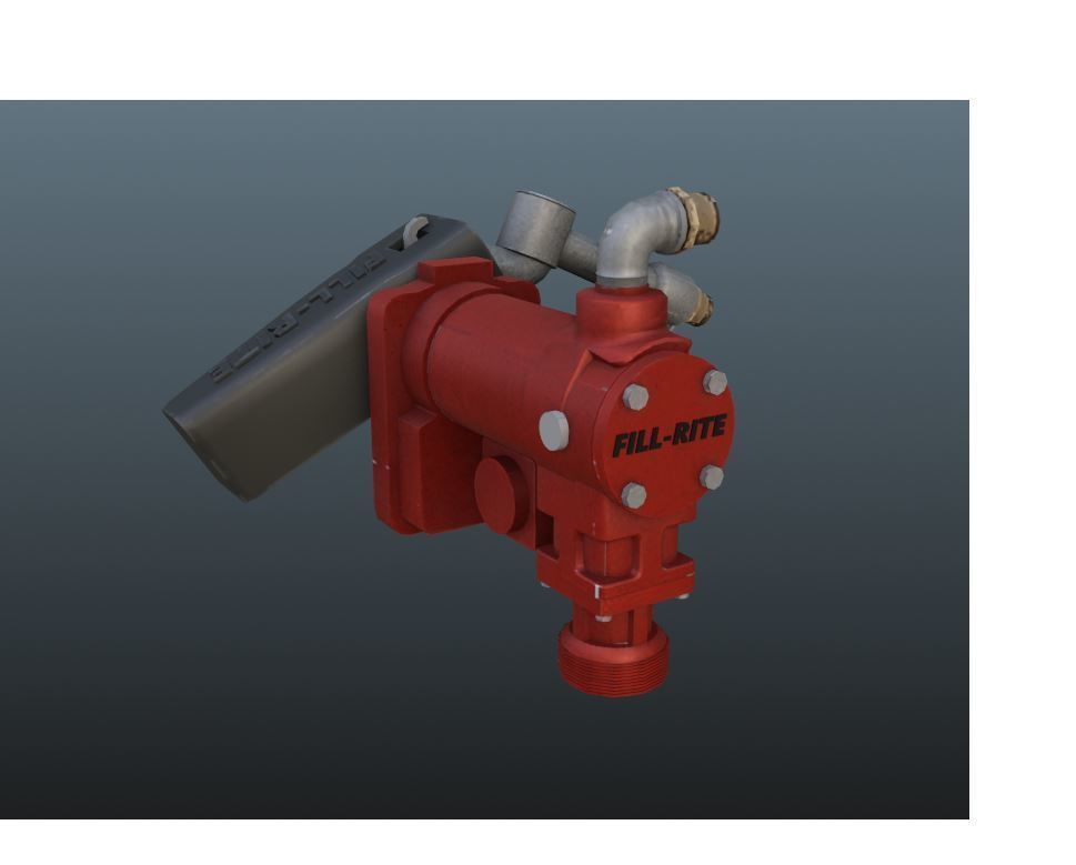 FILL-RITE TRANSFER PUMP 3D model | CGTrader