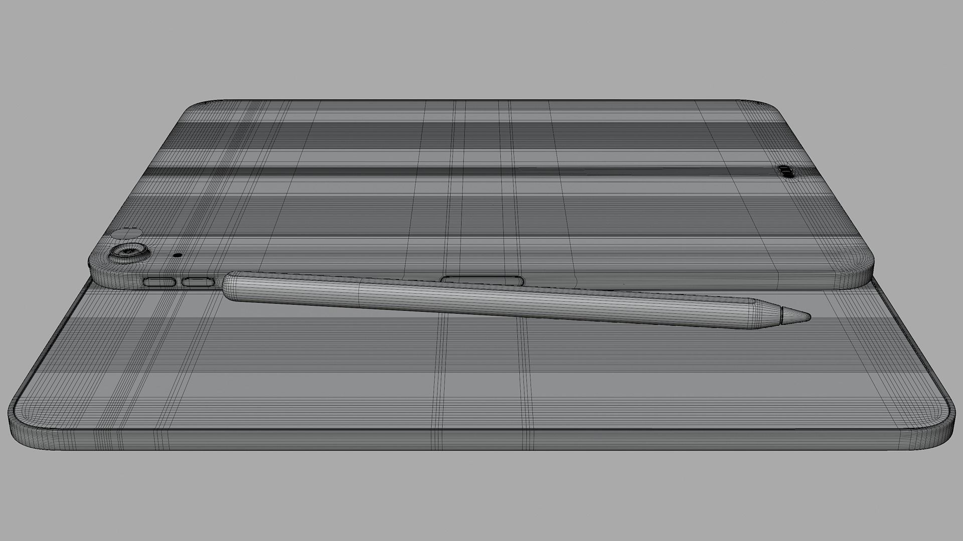 iPad Air Blue 2022 3D model_20