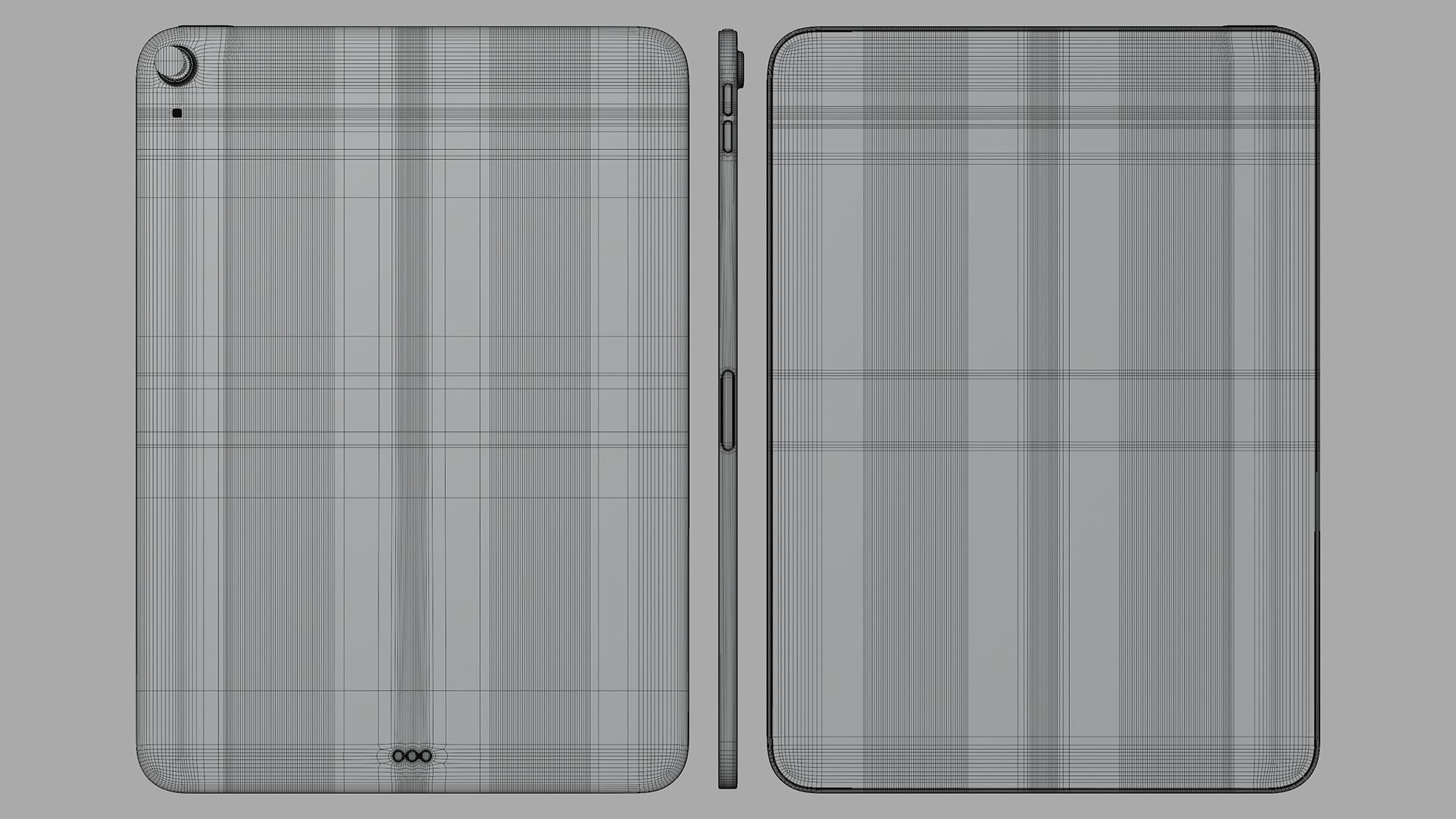 iPad Air Blue 2022 3D model_15