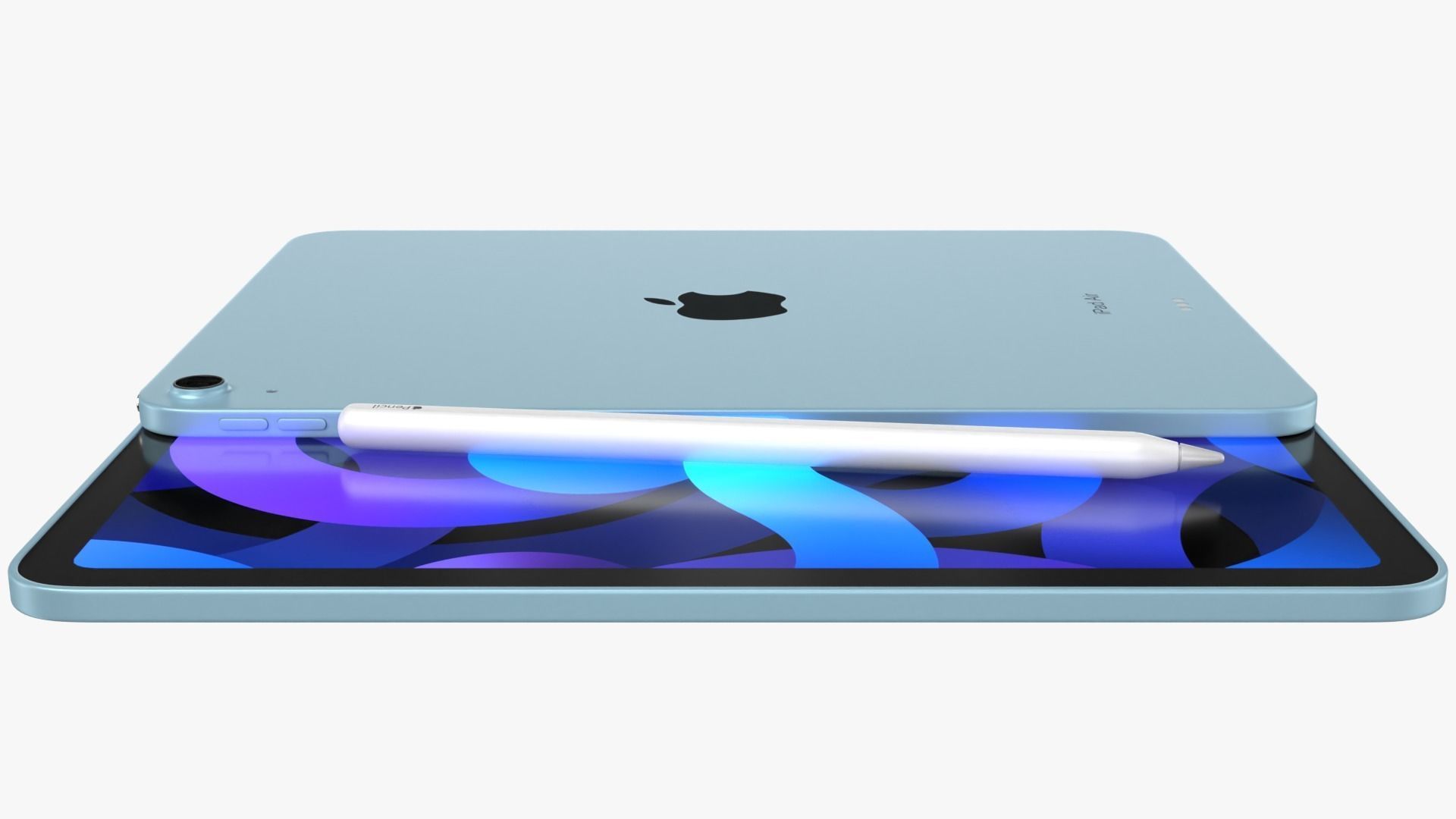 iPad Air Blue 2022 3D model_9