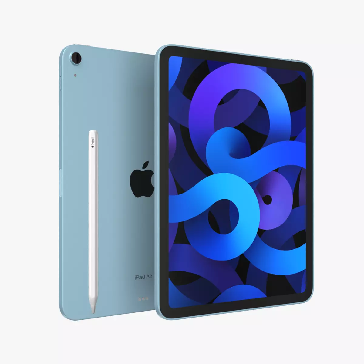 iPad Air Blue 2022 3D model_0