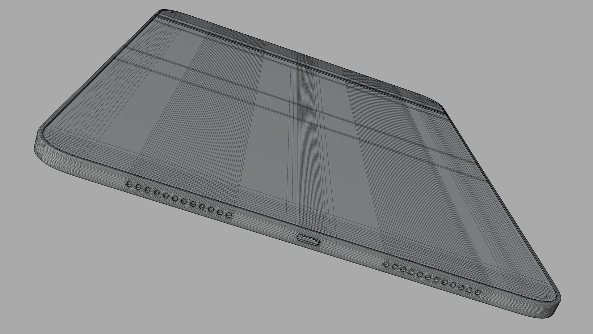 iPad Air Blue 2022 3D model_16