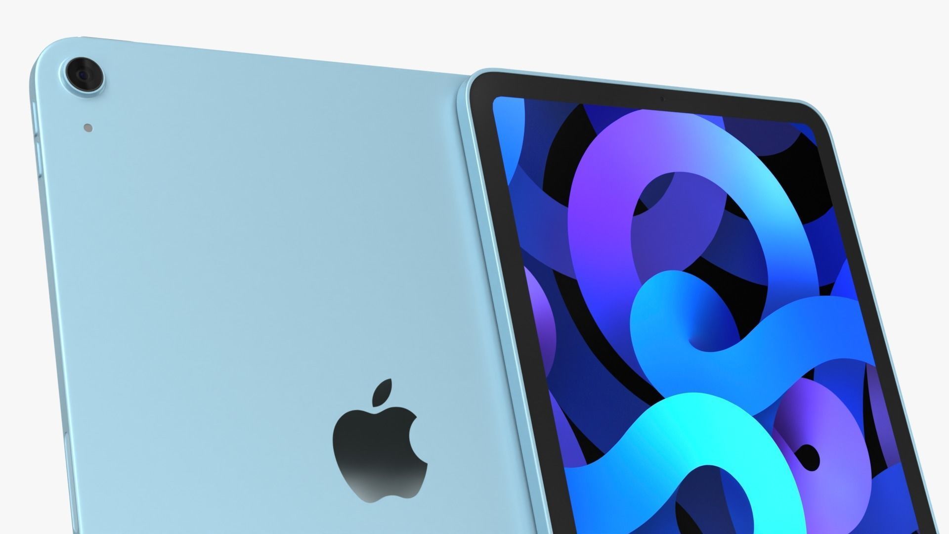 iPad Air Blue 2022 3D model_3