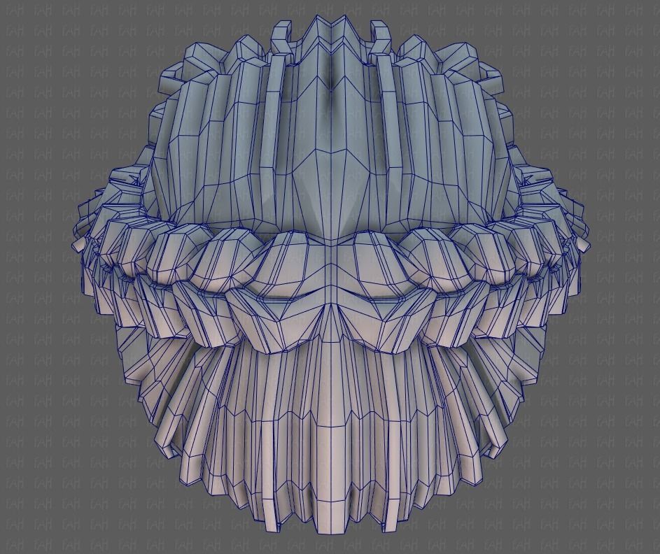 3D Hair style for girl V101 Low-poly 3D model_36