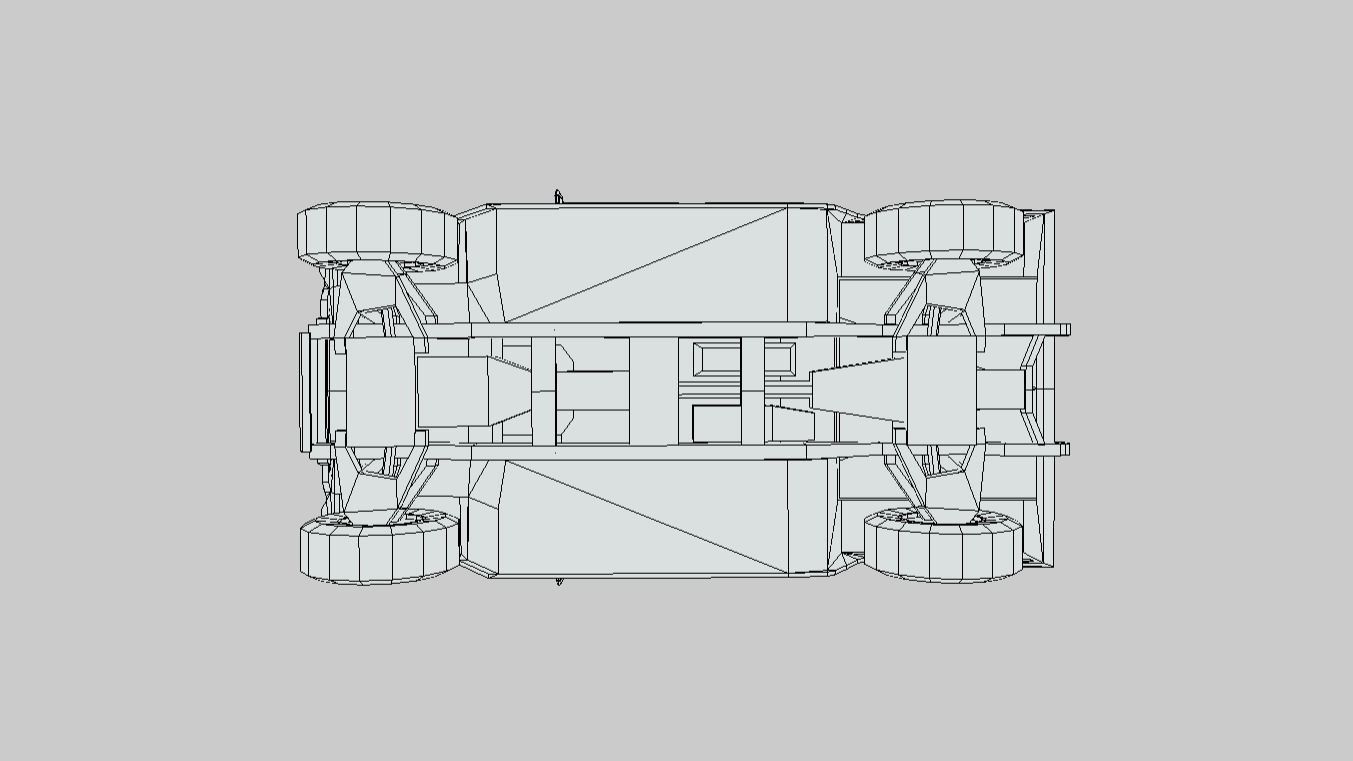 Humvee Low Poly Low-poly 3D model_20