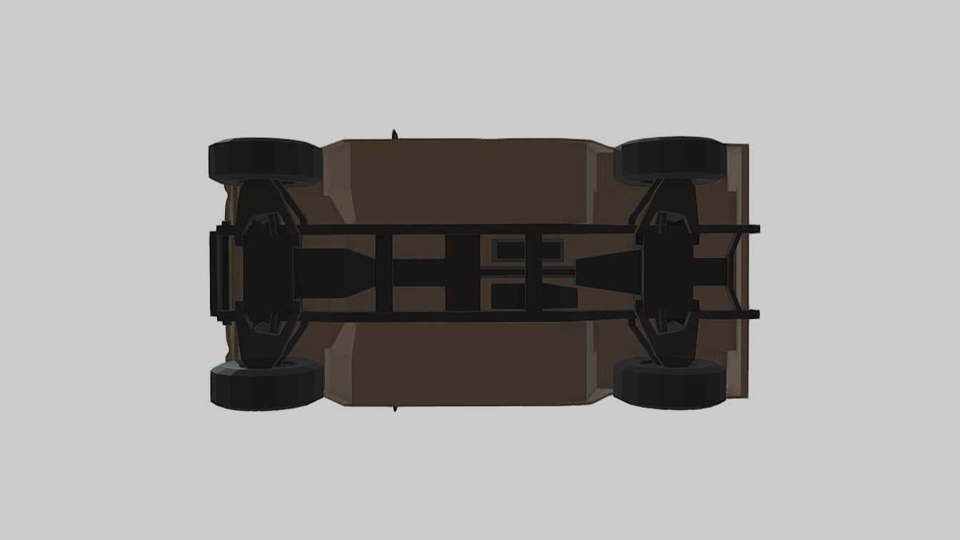 Humvee Low Poly Low-poly 3D model_18