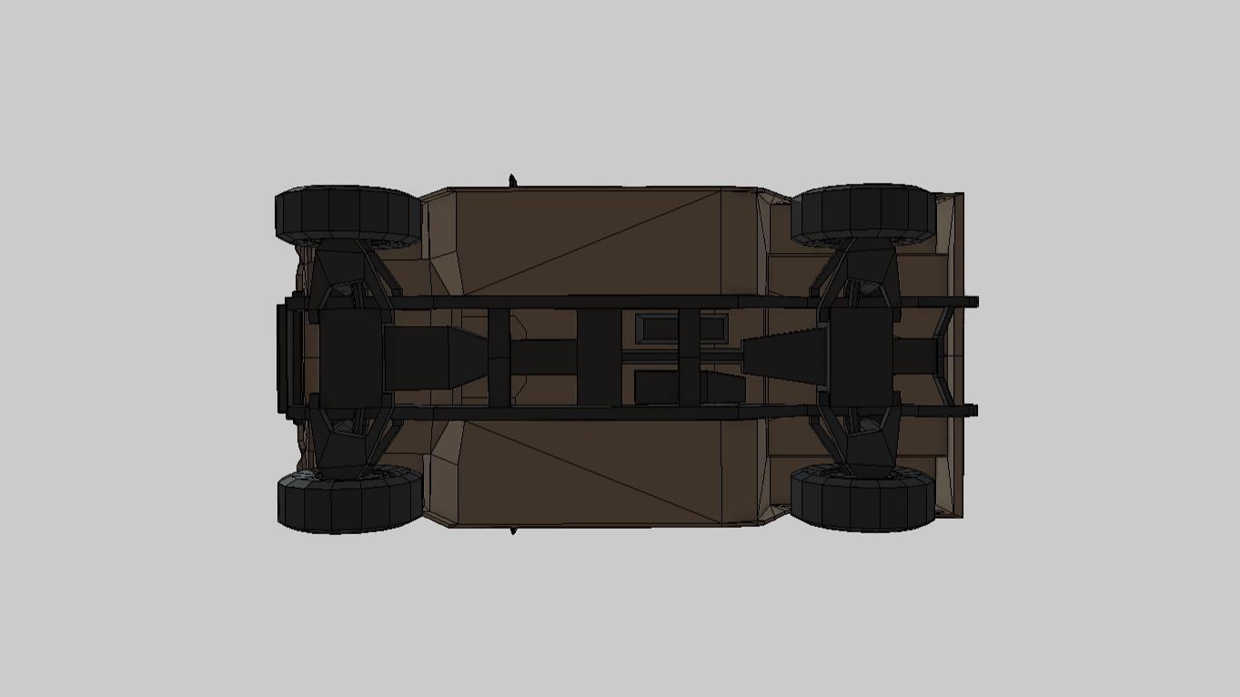 Humvee Low Poly Low-poly 3D model_19