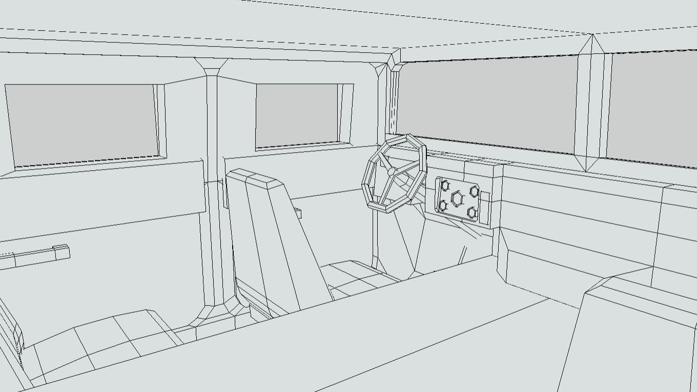 Humvee Low Poly Low-poly 3D model_23