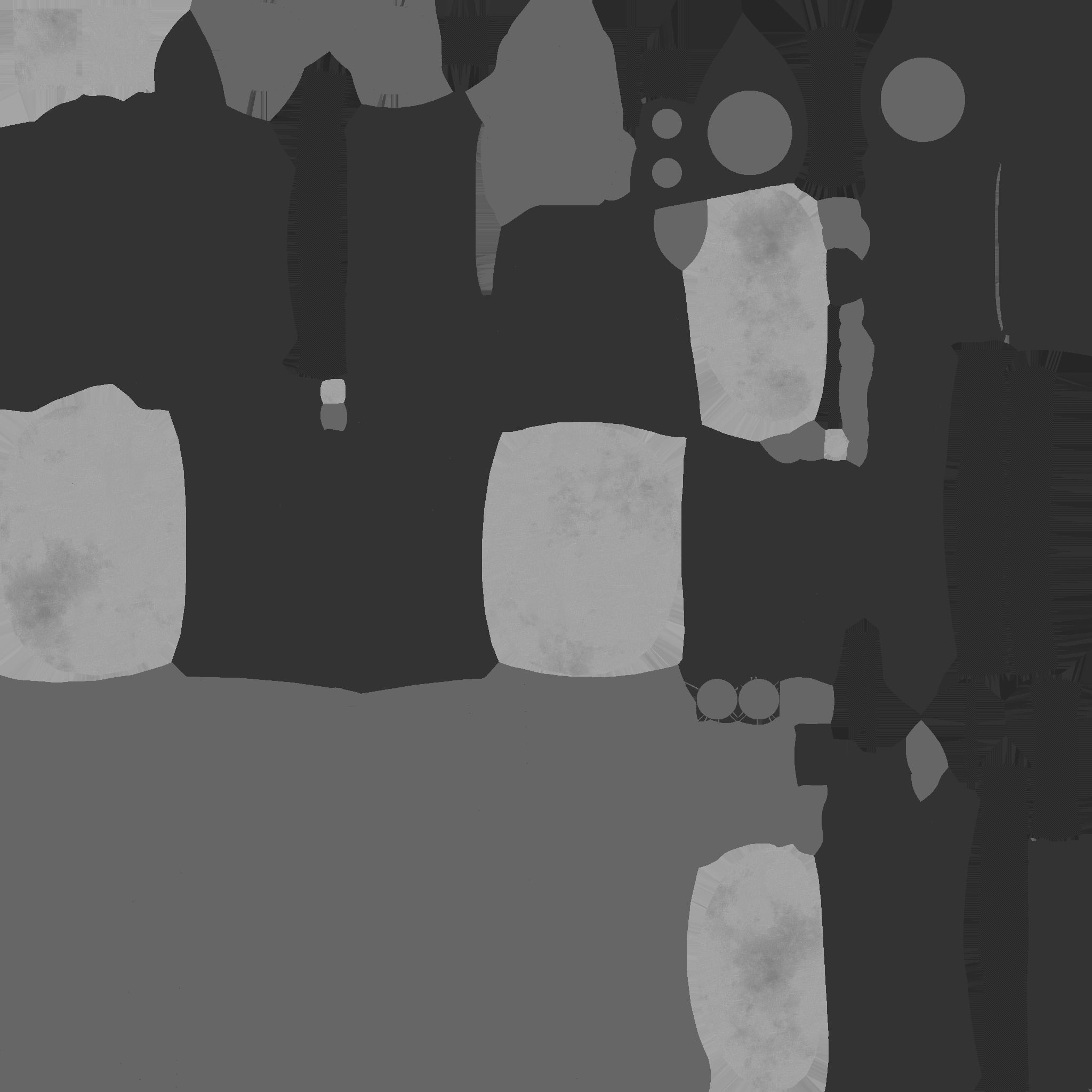 Jetpack A07 Blue Orange - SciFi Character Design Low-poly 3D model_23