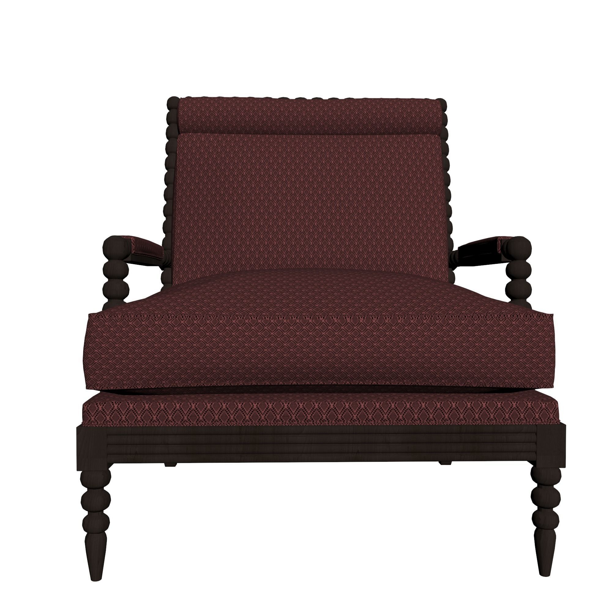 Vintage armchair 3D model_2