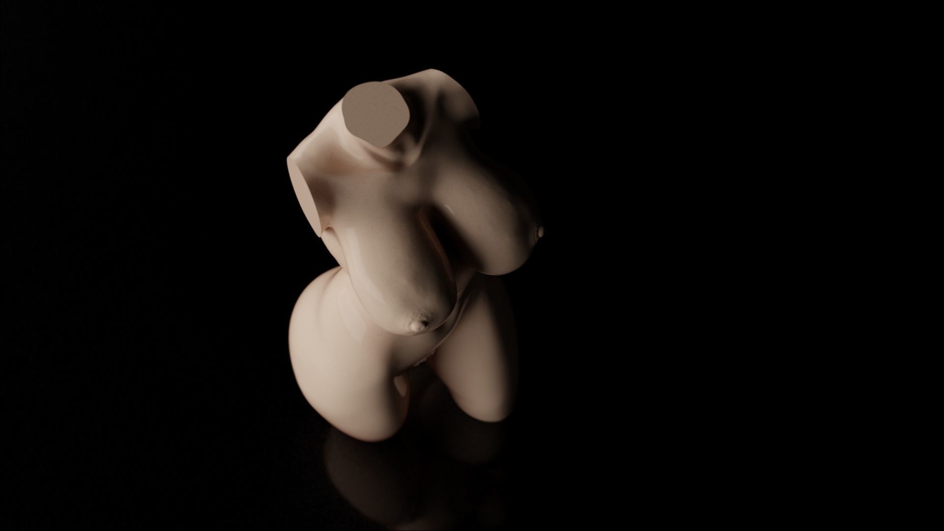 Sexy Woman Statue 7 3D print model_14