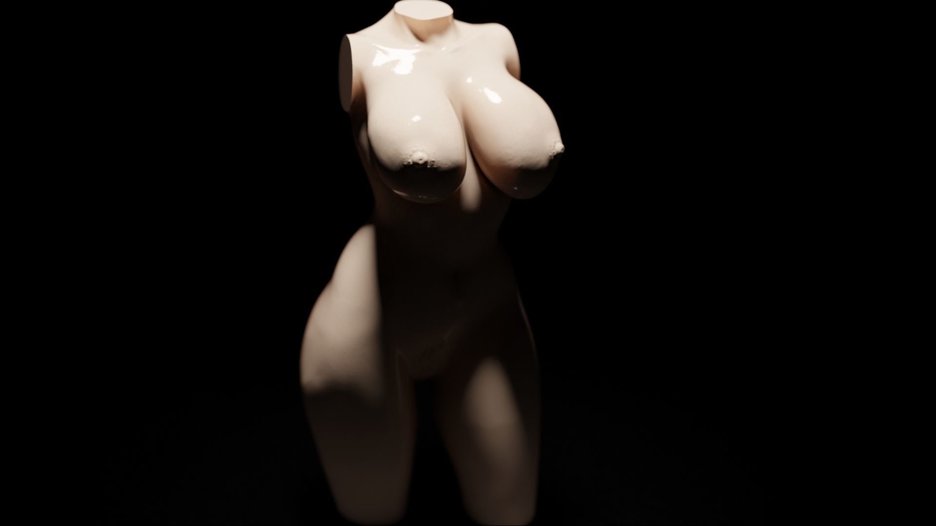 Sexy Woman Statue 7 3D print model_3