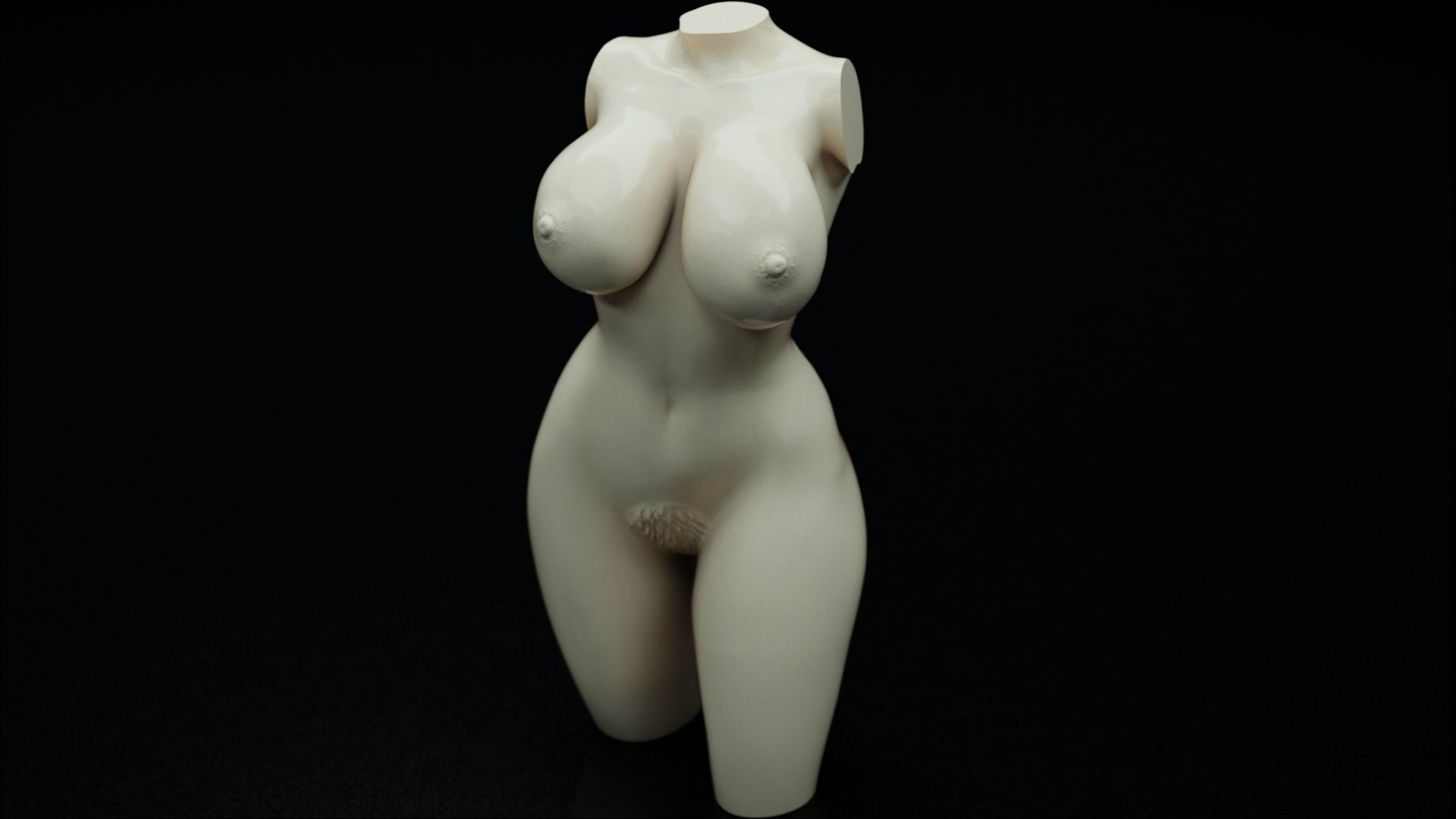 Sexy Woman Statue 7 3D print model_2