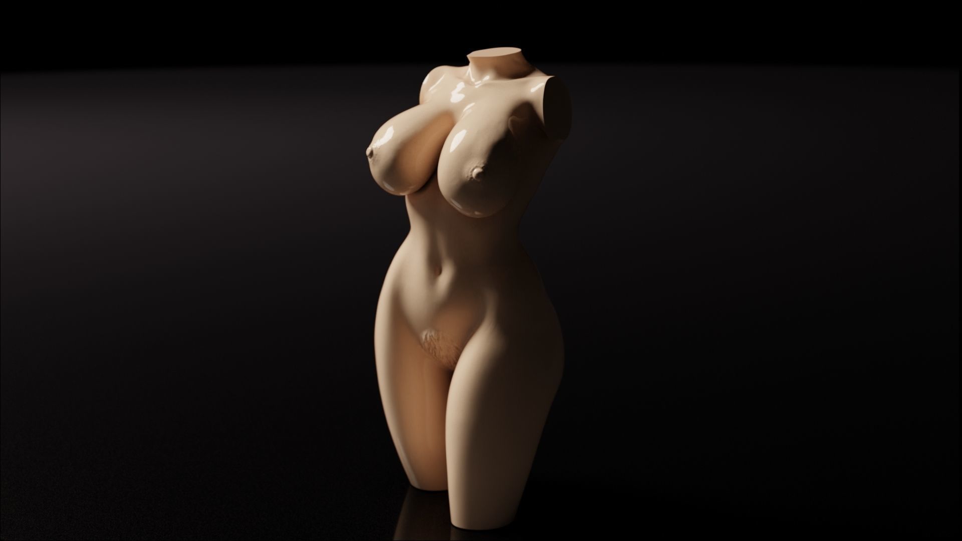 Sexy Woman Statue 7 3D print model_12