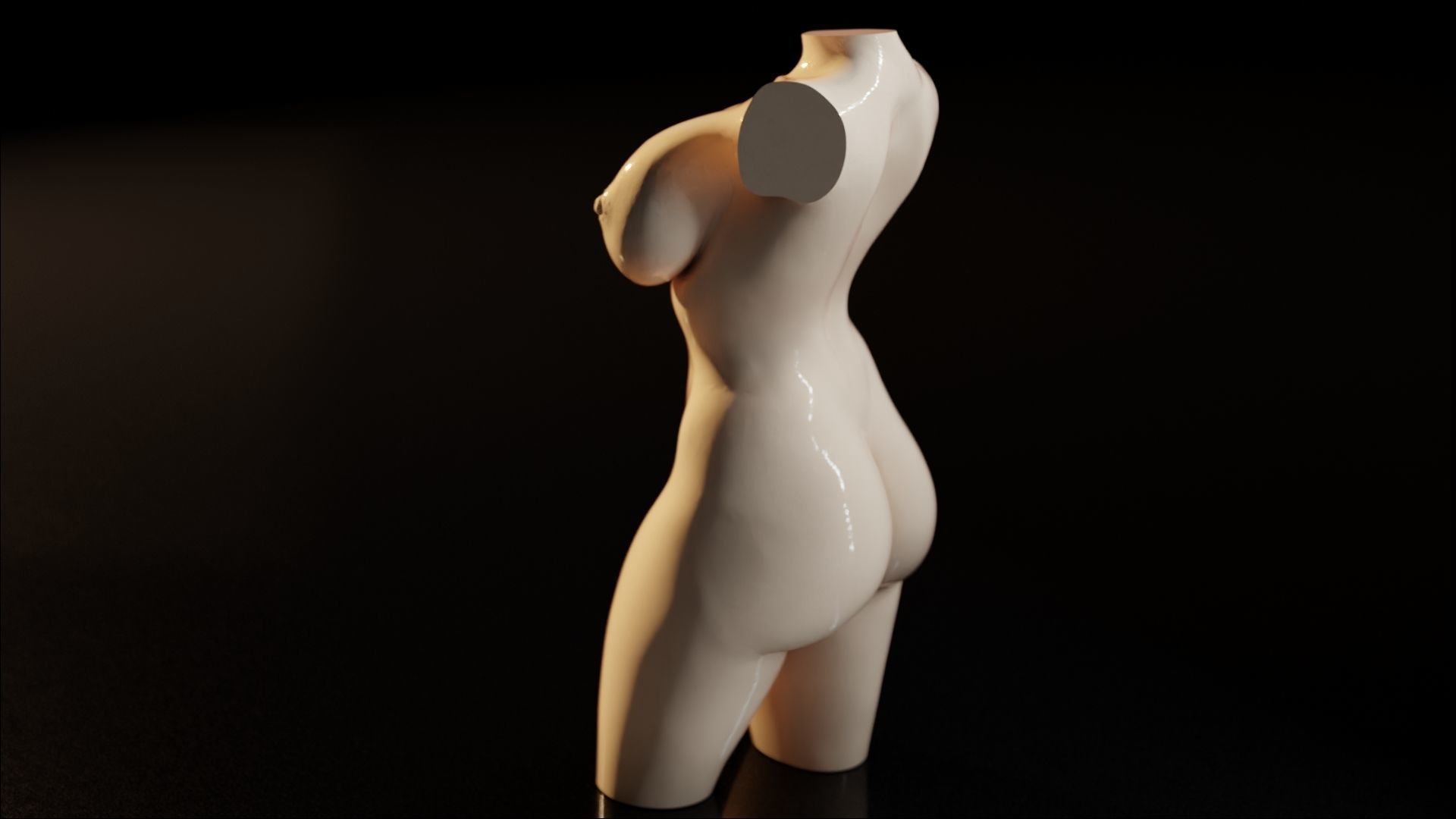 Sexy Woman Statue 7 3D print model_23