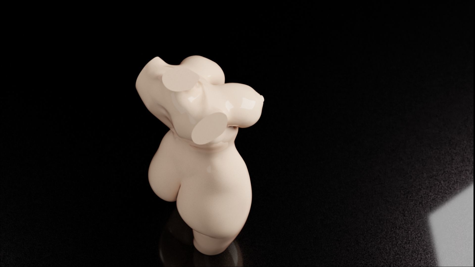 Sexy Woman Statue 7 3D print model_15