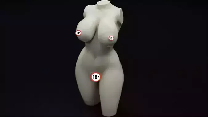 Sexy Woman Statue 7 3D print model