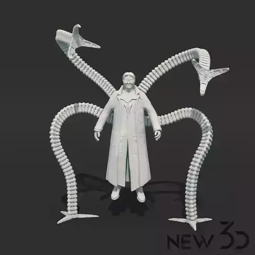 Doctor Octopus model 3D version 2  Alfred Molina