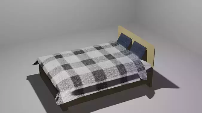 Single double bed