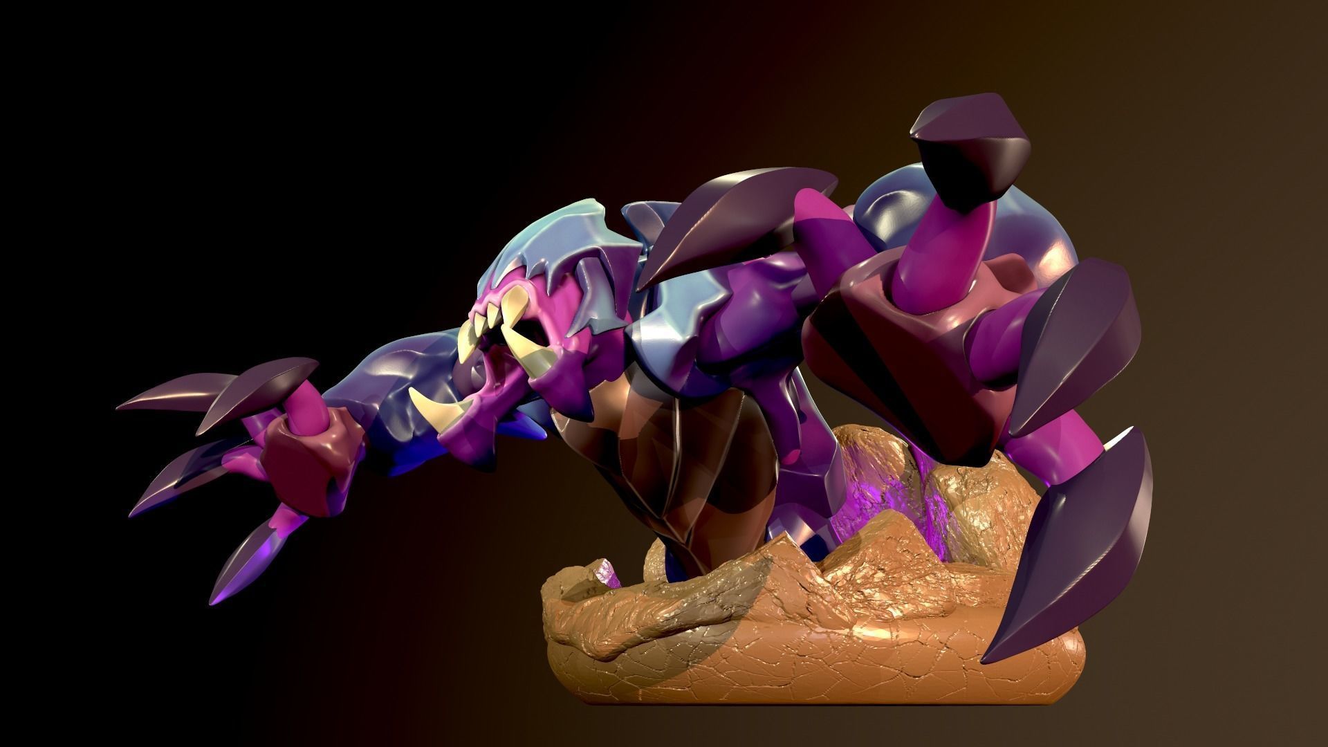 Reksai - League of Legends 3D print model_2