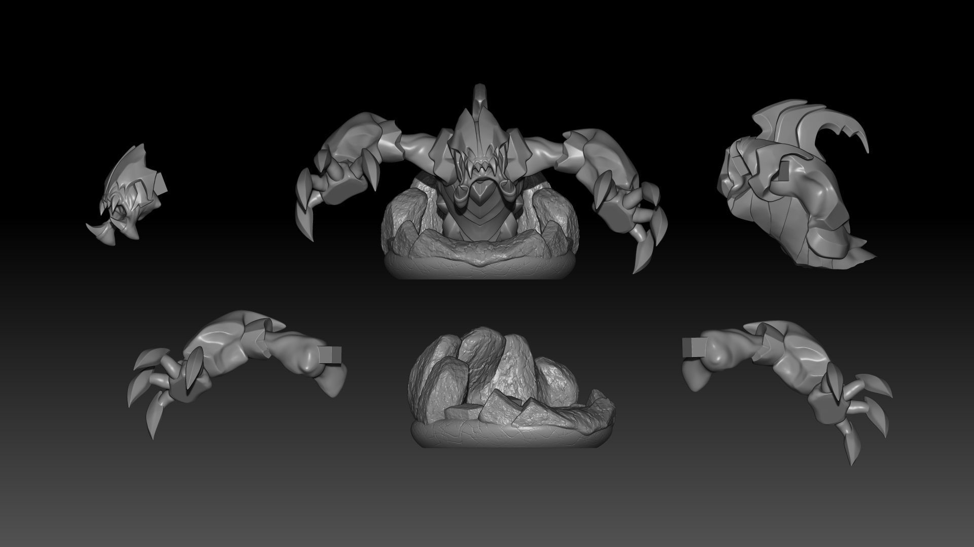 Reksai - League of Legends 3D print model_11