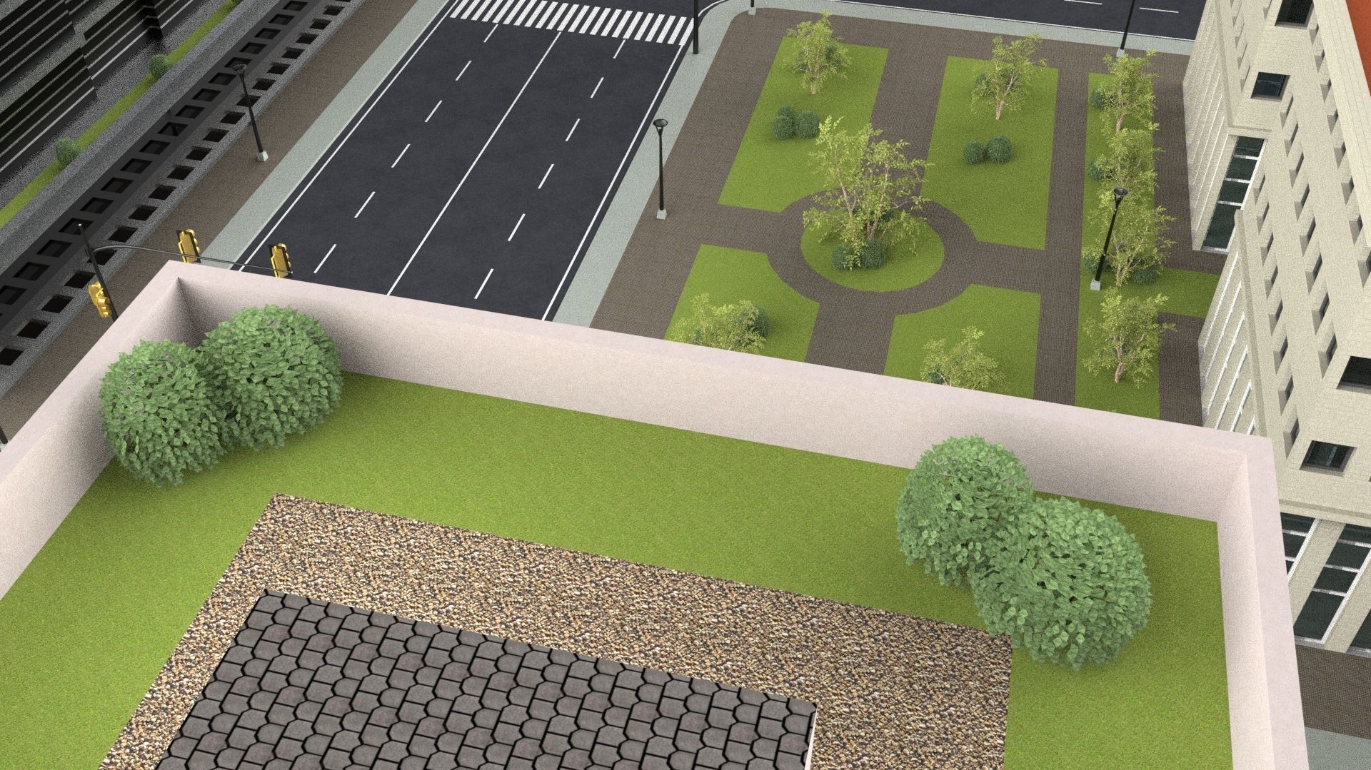 CITY 01 Low-poly 3D model_41