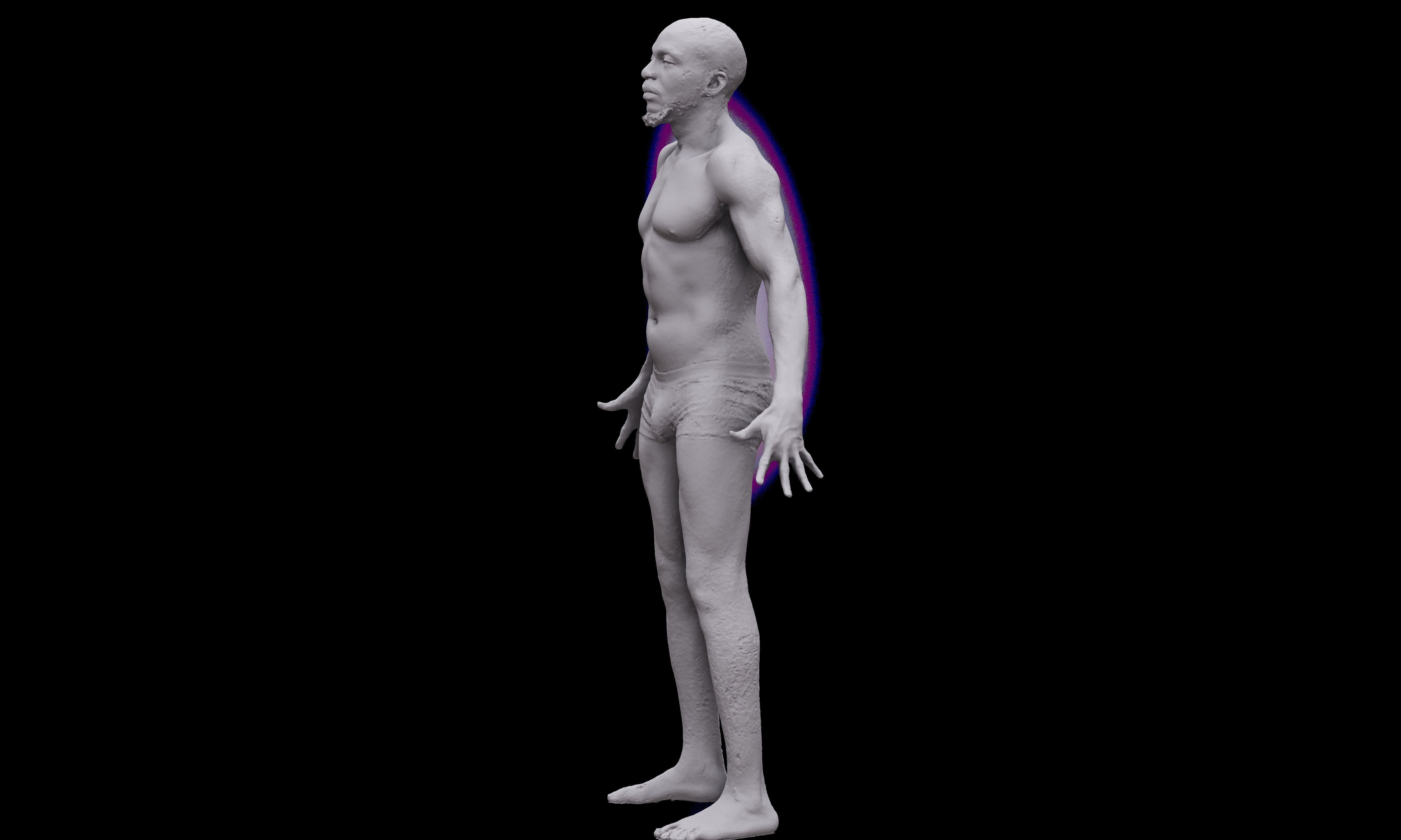 A Pose Raw 3D Scan Najeem Bonner 3D model_6