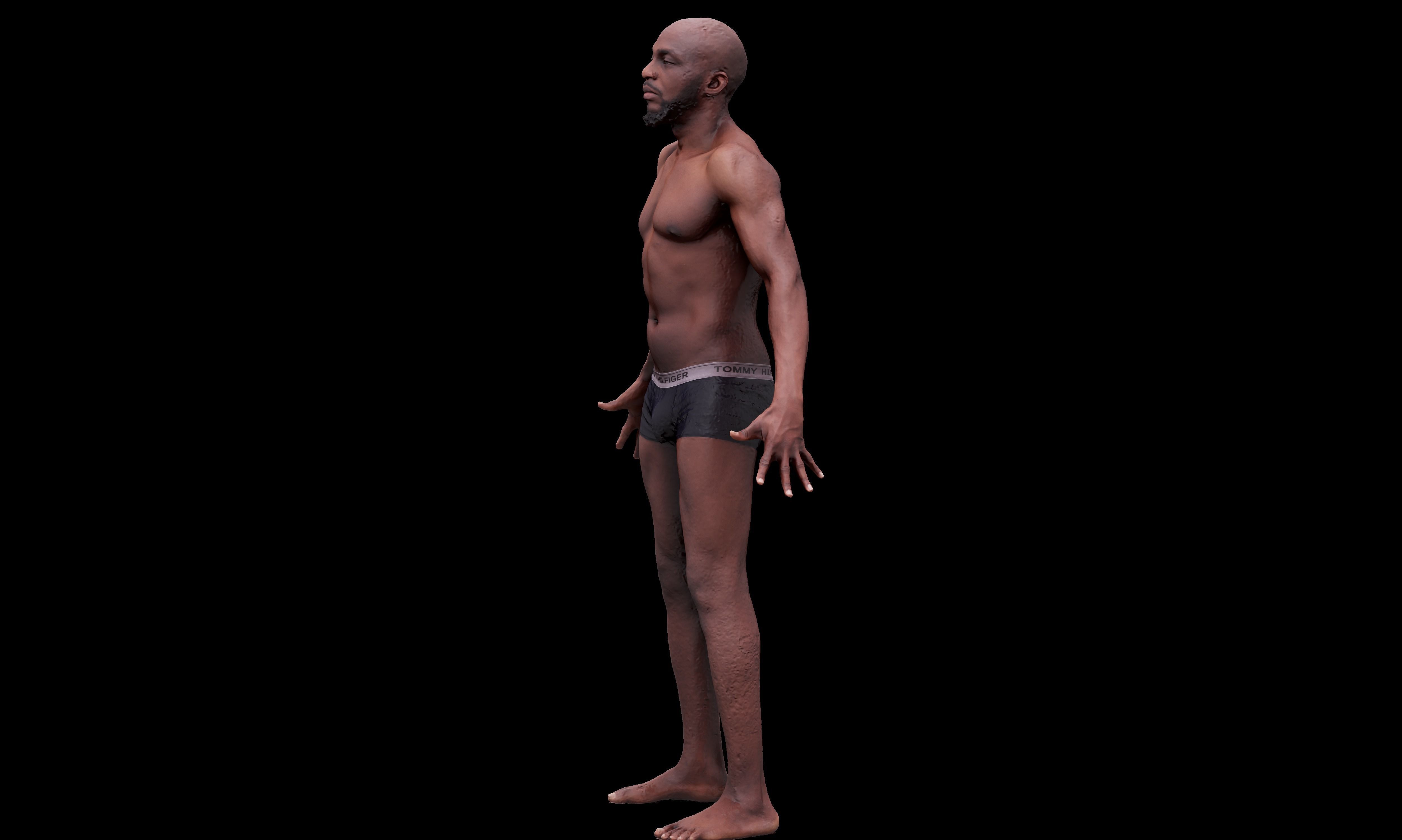 A Pose Raw 3D Scan Najeem Bonner 3D model_3
