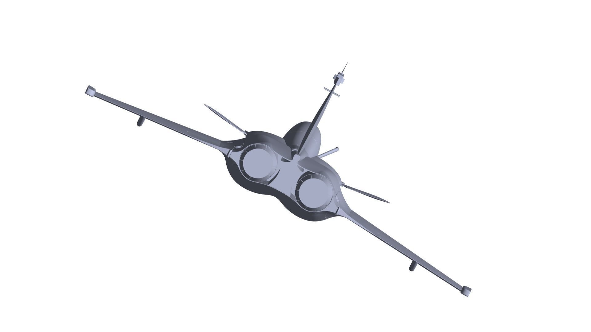 Dassault Rafale Aircraft 3D model_3