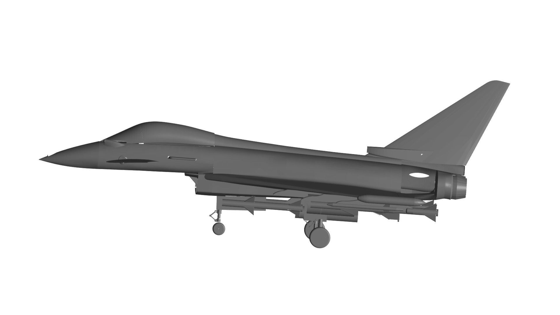 Eurofighter EF-2000 3D model_2