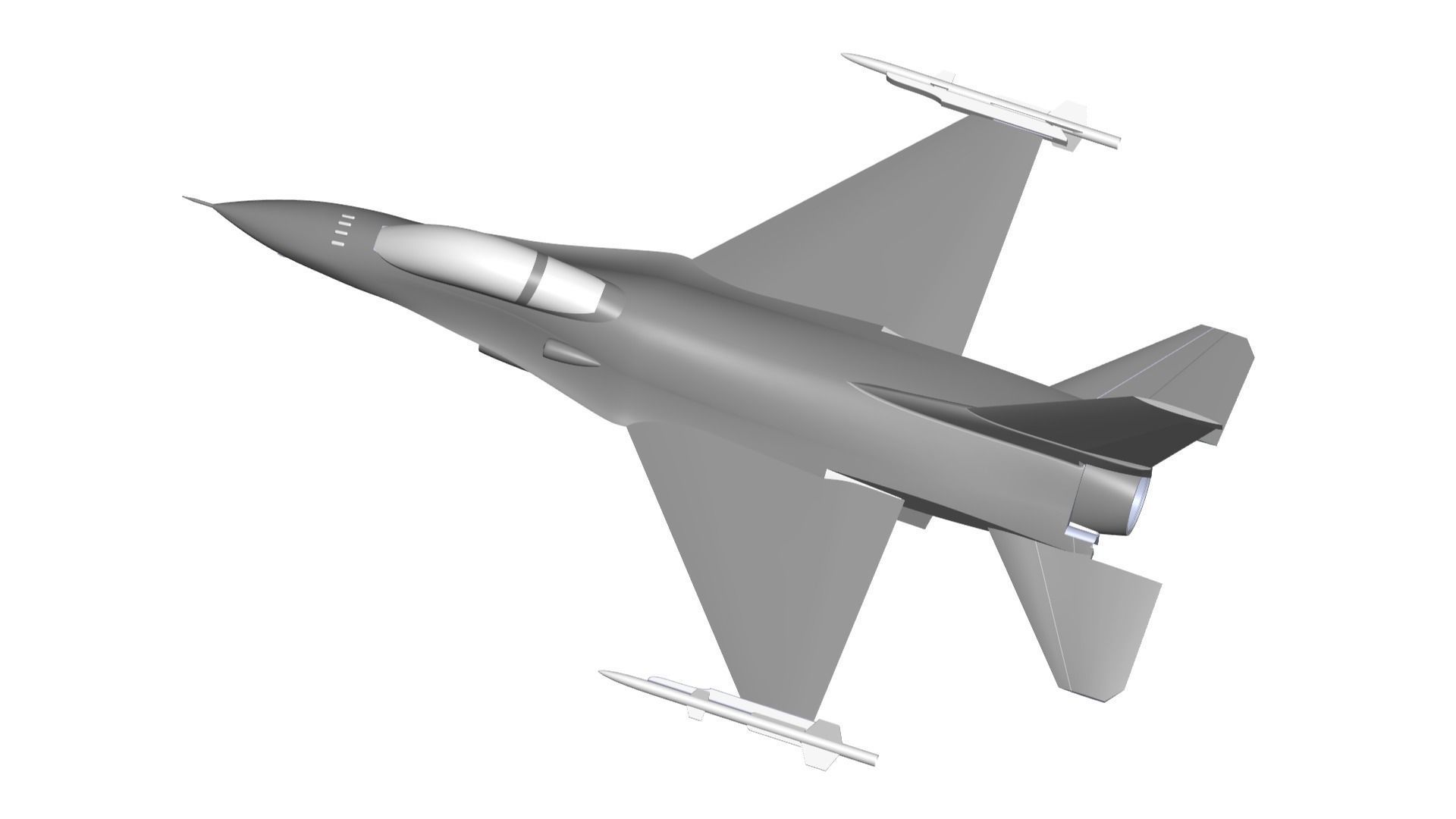F-16 Fighting Falcon 3D model_1