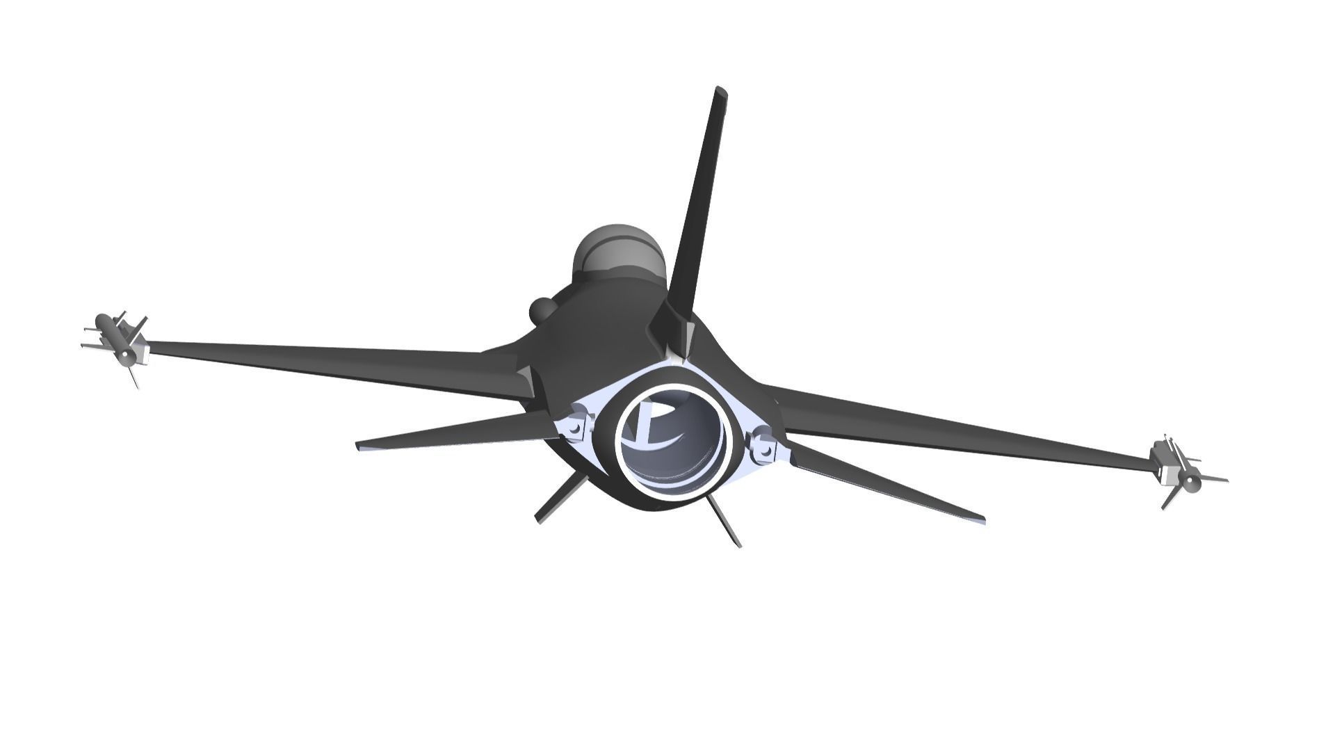 F-16 Fighting Falcon 3D model_3