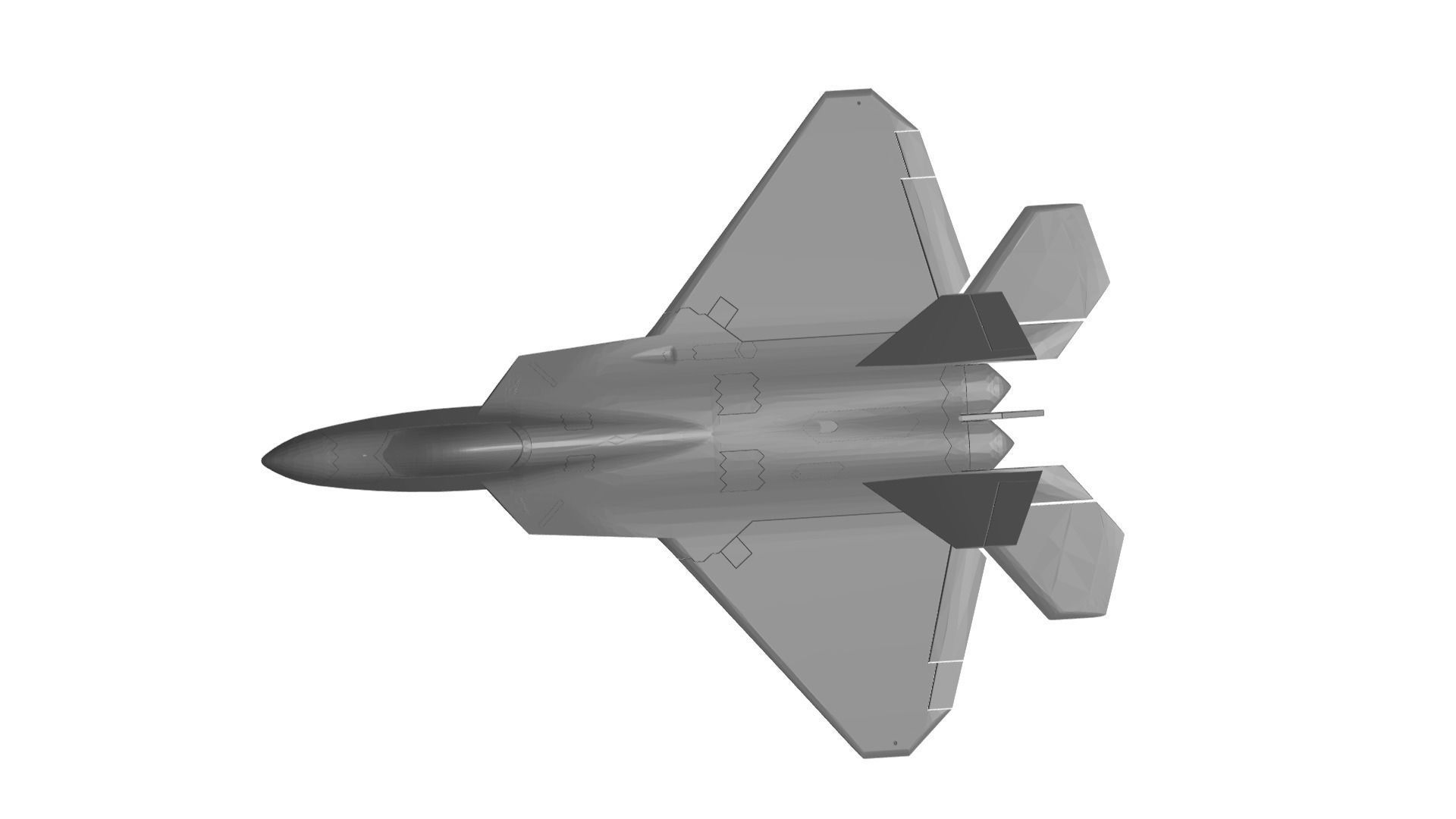 Lockheed Martin F-22 Raptor 3D model_1