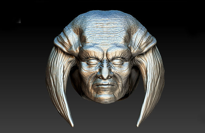 SAESSE TINN JEDI AND CLONE WARS HEAD 3D print model