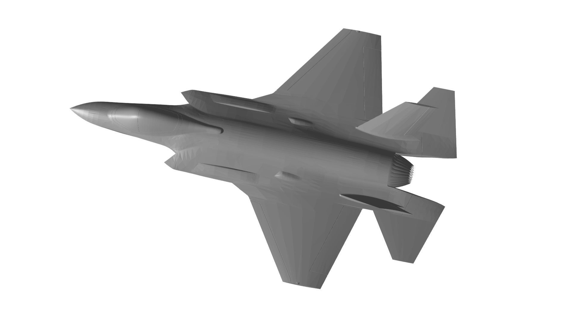 F-35 jet fighter bomber 3D model_1