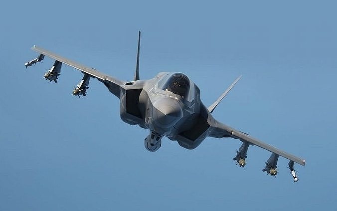F-35 jet fighter bomber 3D model