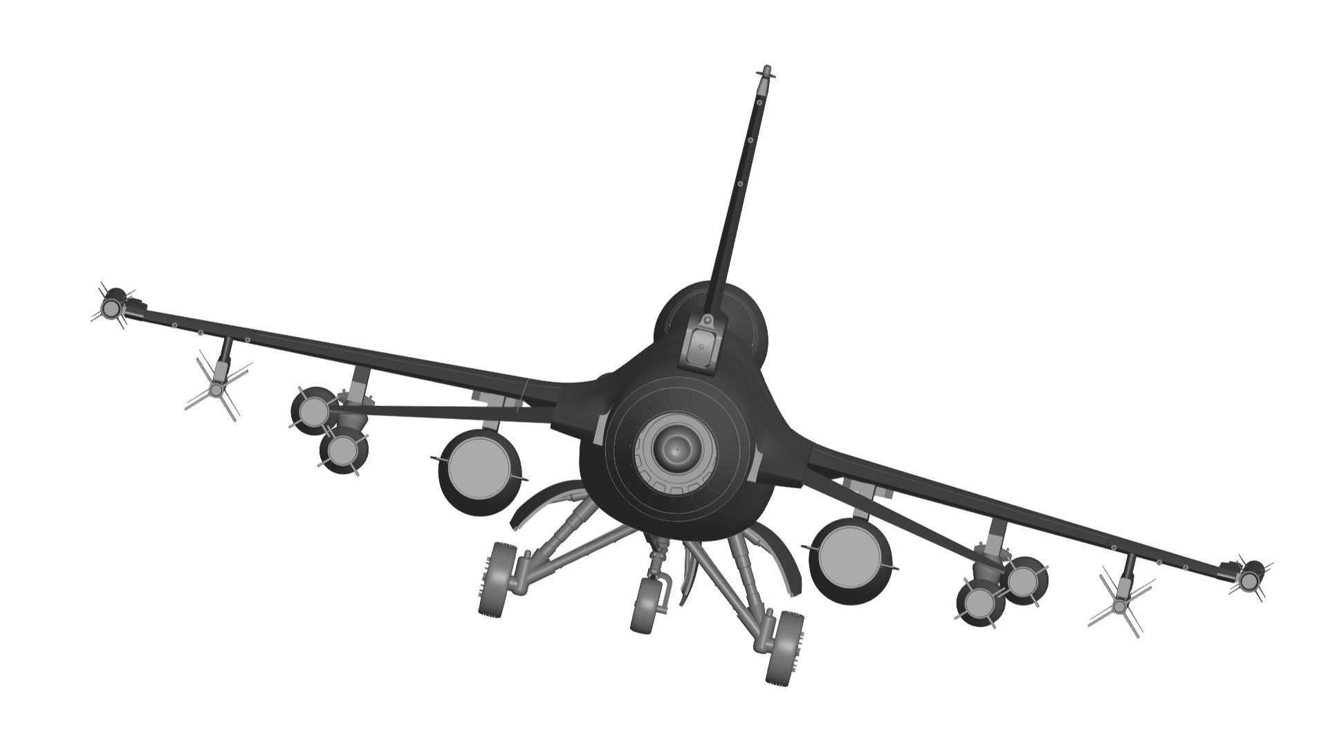 F-16 Fighting Falcon 3D model_3